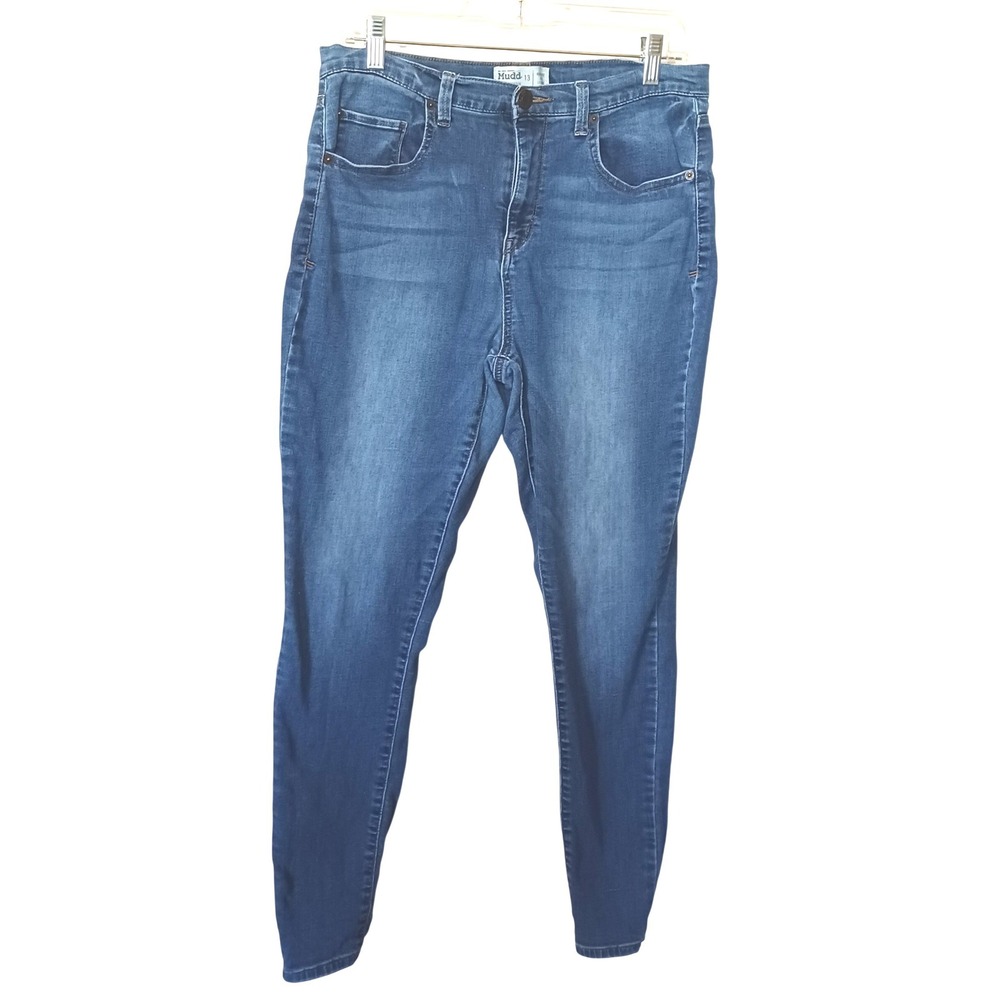 Mudd FLX Stretch High Rise‎ Legging Jeans Junior 13 Medium Wash Skinny Denim Y2K